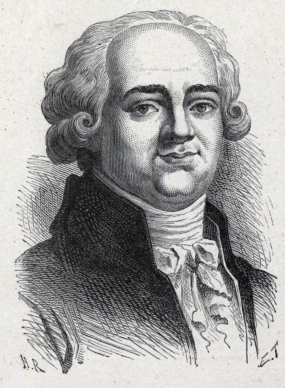 صورة بيير لويس مانويل ، السياسي الفرنسي (1751-1793) مندوب نهر السين في المؤتمر الوطني. نقش من عام 1889. مجموعة خاصة. بواسطة المدرسة الفرنسية