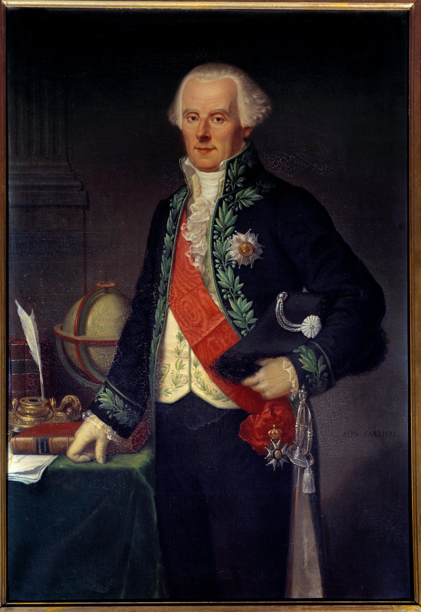 صورة شخصية لبيير سيمون ، ماركيز دي لابلاس (1749-1827) ، عالم رياضيات ، فيزيائي وفلكي. رسم المدرسة الفرنسية. القرن التاسع عشر في باريس ، متحف المرصد بواسطة المدرسة الفرنسية
