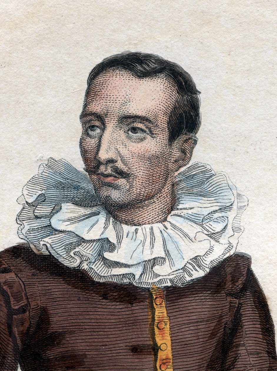 صورة لبيير دي بورديل ، seigneur (and abbe) de Brantome (1535-1614) ، مؤرخ فرنسي ، جندي وكاتب سيرة. بواسطة المدرسة الفرنسية