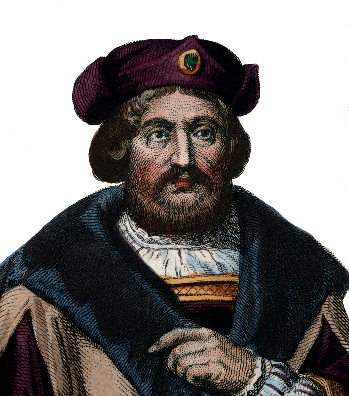 صورة لبيير دي رونسارد (1524-1585) ، الشاعر الفرنسي. بواسطة المدرسة الفرنسية