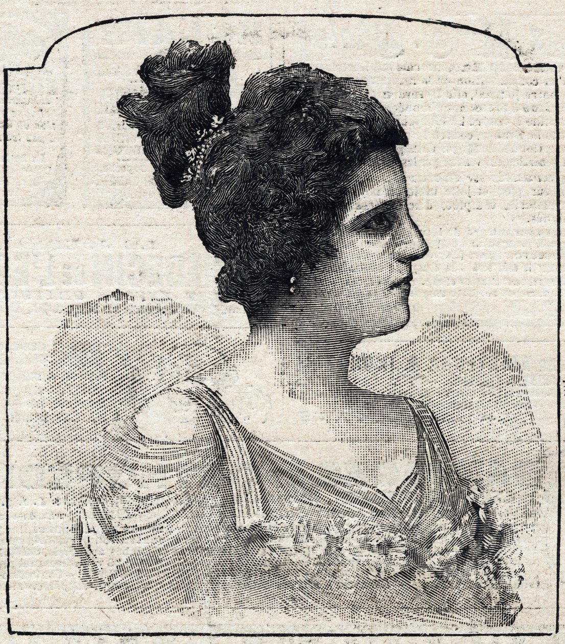 صورة للأميرة كارامان-شيماي (كارامان شيماي) (كلارا وارد - 1873 - 1916) بواسطة المدرسة الفرنسية