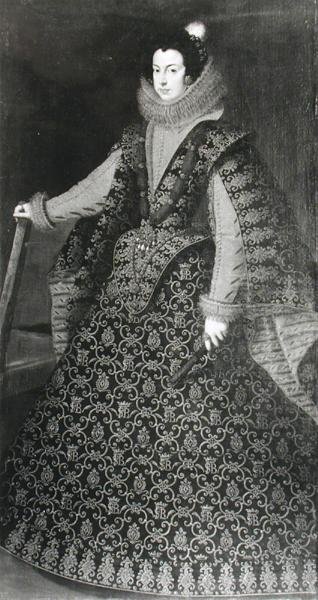 صورة الأميرة إليزابيث الفرنسية (1602-44) 1621 بواسطة المدرسة الفرنسية