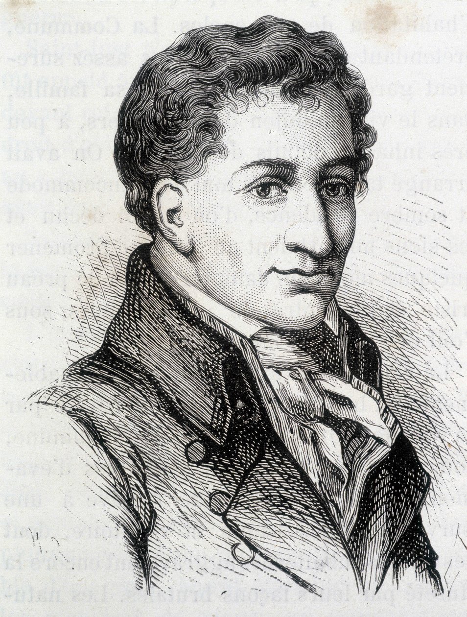 صورة روبرت لينديت (1746 - 1825) ، سياسي - في "L'Histoire de France" "لهنري مارتن بواسطة المدرسة الفرنسية