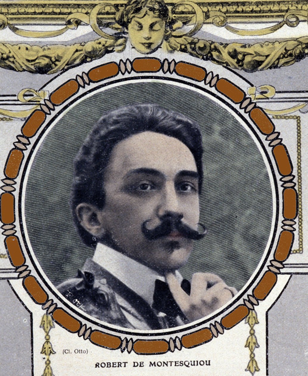 صورة لروبرت دي مونتسكيو (1855-1921) ، كاتب فرنسي. بواسطة المدرسة الفرنسية