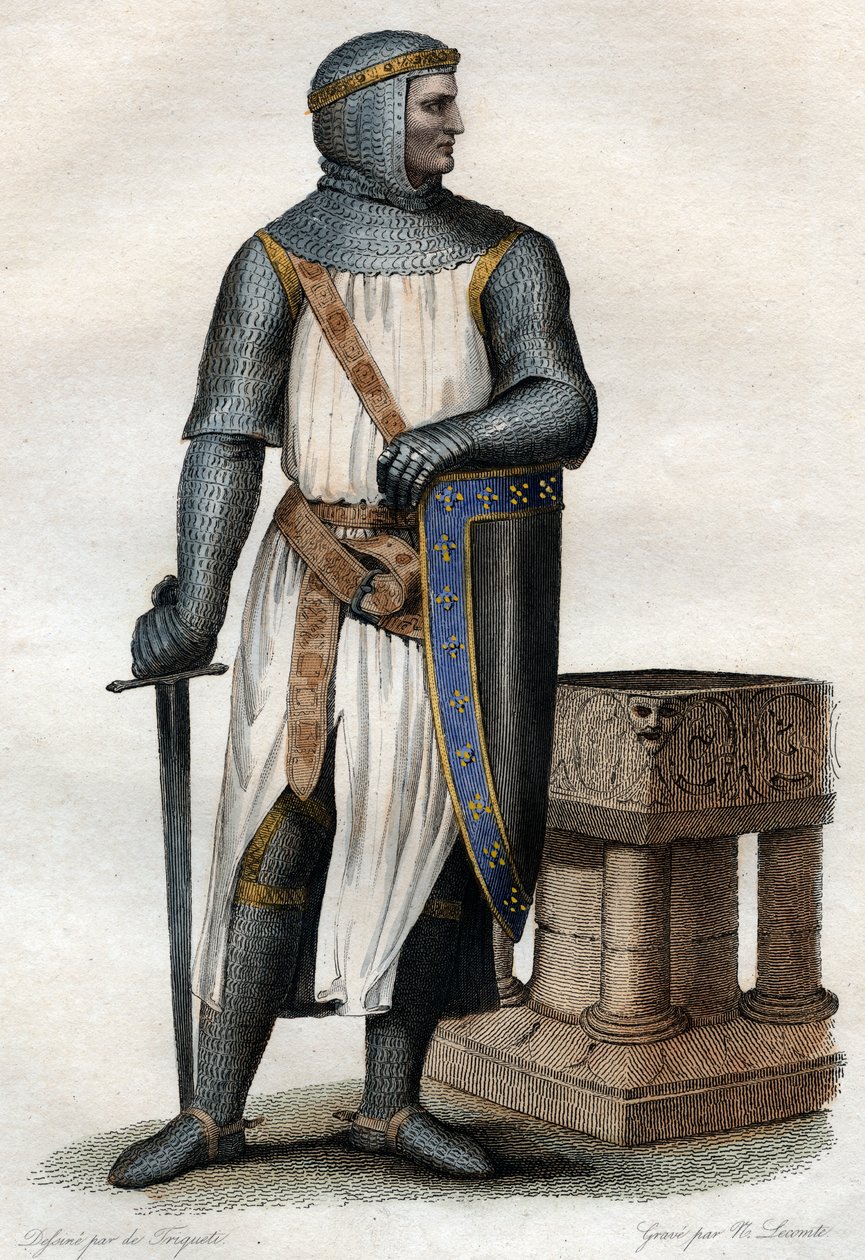 صورة لرولو (روبرت الأول) (860-c.927-933) ، زعيم الفايكنج ودوق نورماندي. بواسطة المدرسة الفرنسية