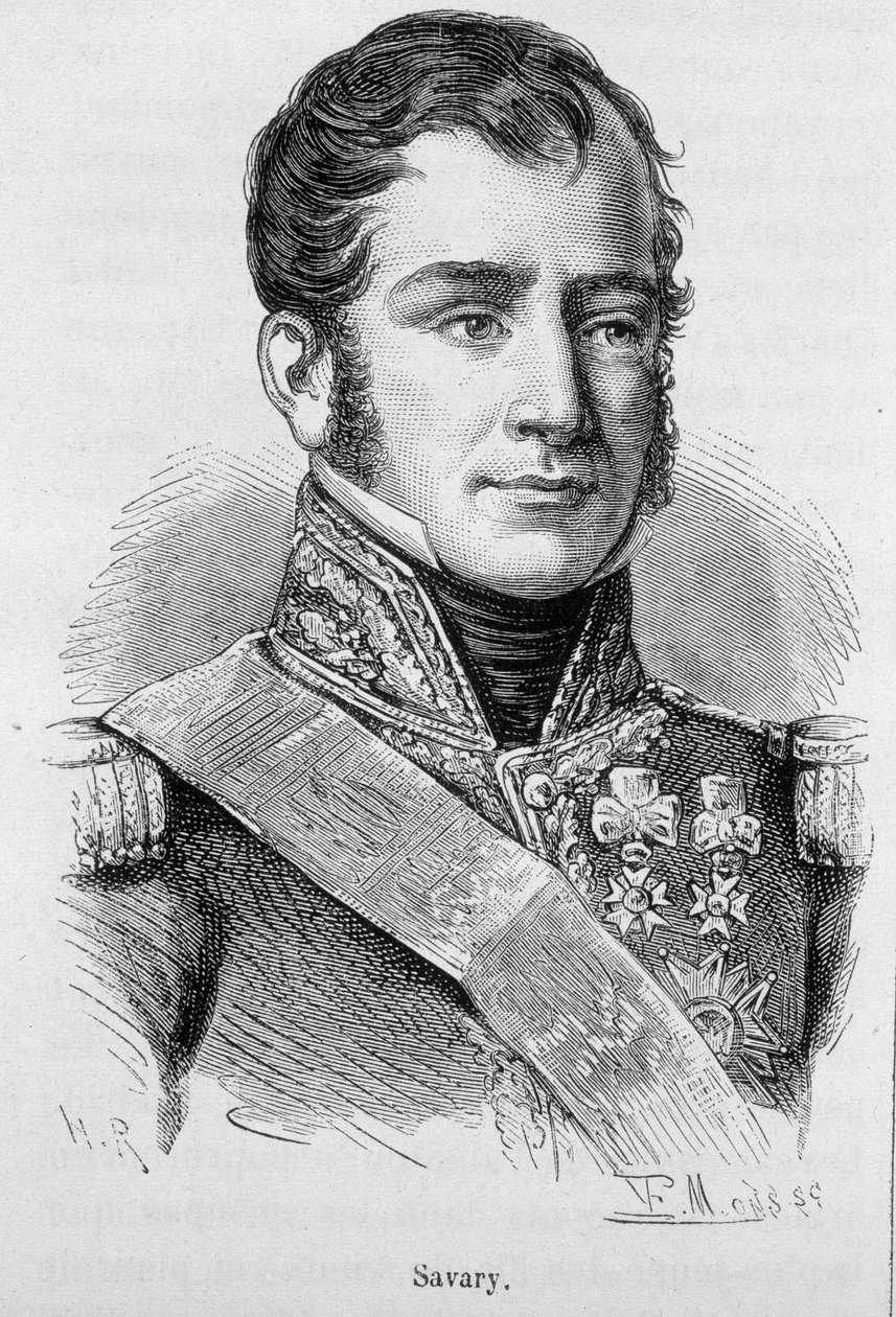 صورة لسافاري ، دوق روفيغو (1808) ، جنرال وسياسي فرنسي (1774 - 1833) - في "L
