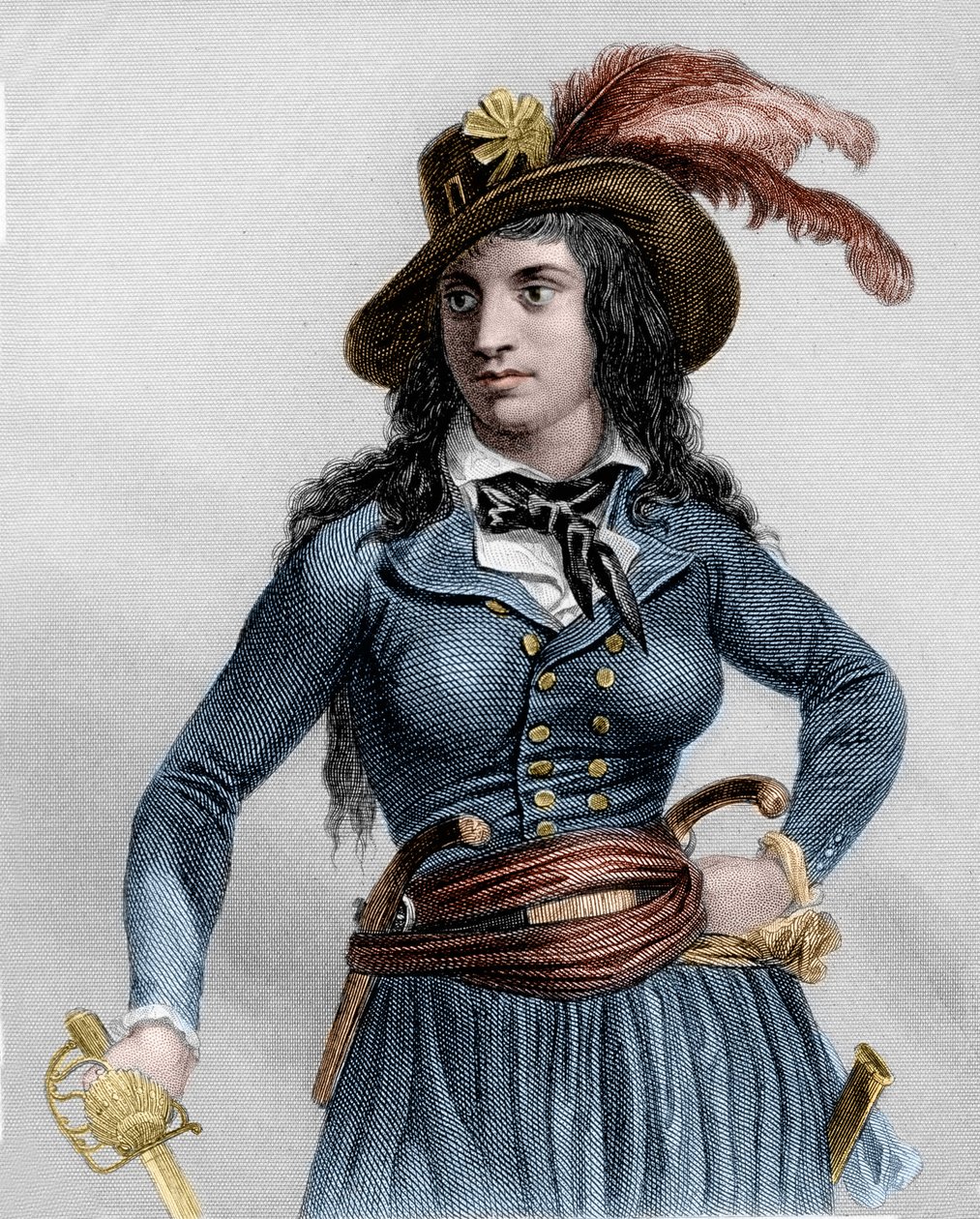 صورة ثيروين دي ميريكورت (1762-1817) ، ثوري فرنسي. بواسطة المدرسة الفرنسية