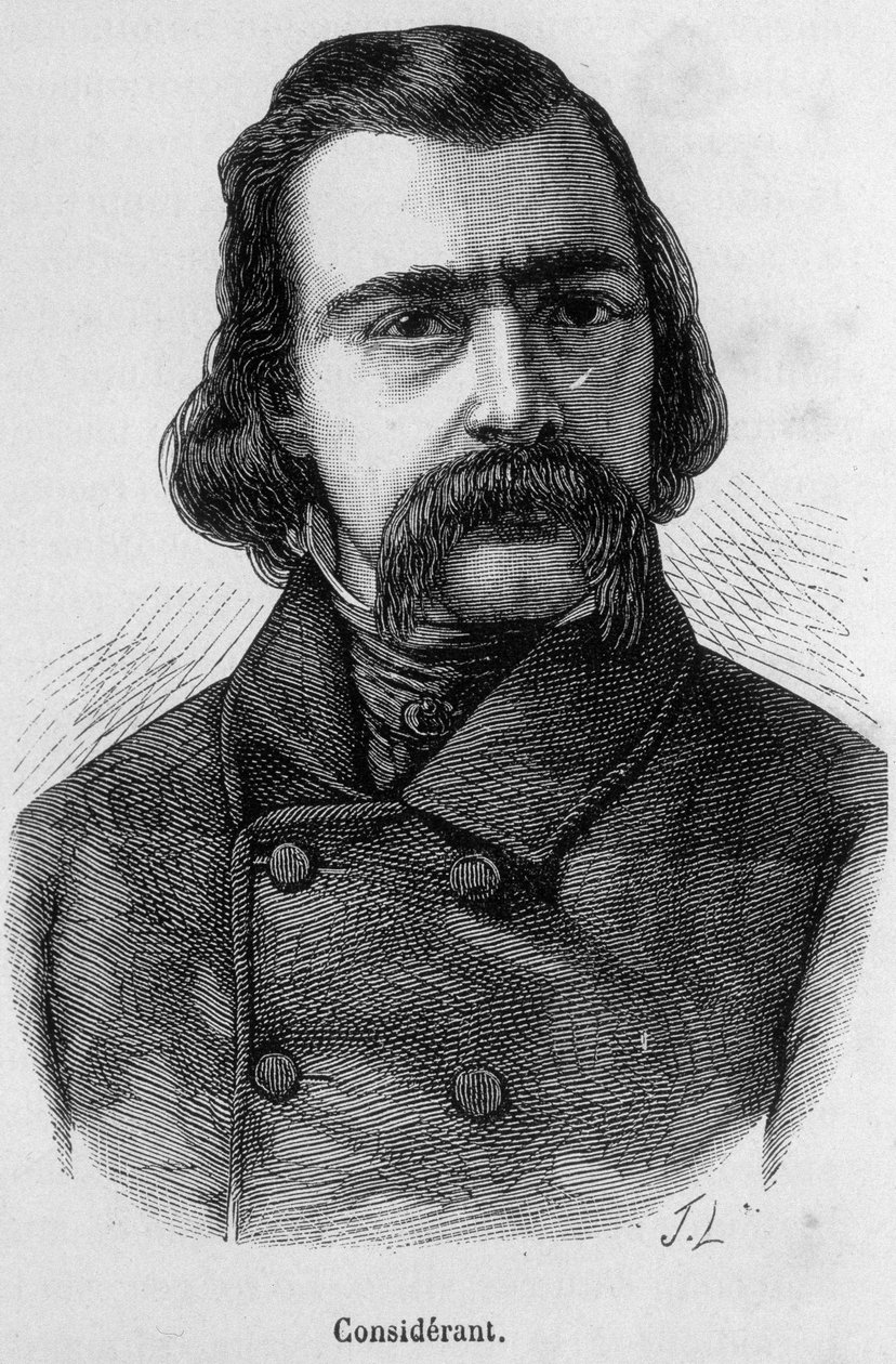صورة فيكتور ريسيتال (1808 - 1893) فيلسوف واقتصادي فرنسي - في "" L'Histoire de France "" لهنري مارتن بواسطة المدرسة الفرنسية