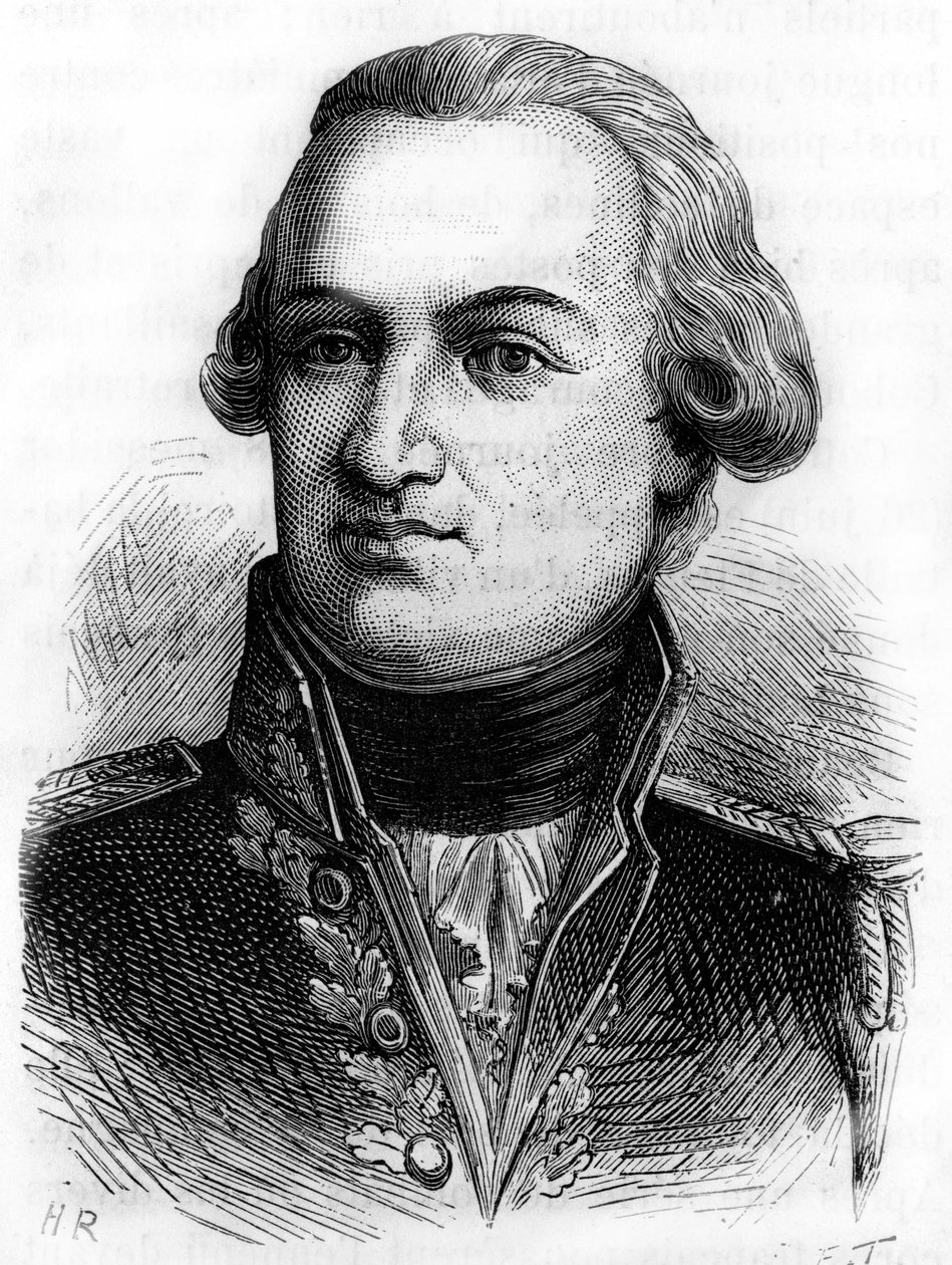 صورة فيلاري جويوز (كونت فياريت دي جويوز) ، أميرال فرنسي (1750 - 1812) - في "" L'Histoire de France "" لهنري مارتن بواسطة المدرسة الفرنسية