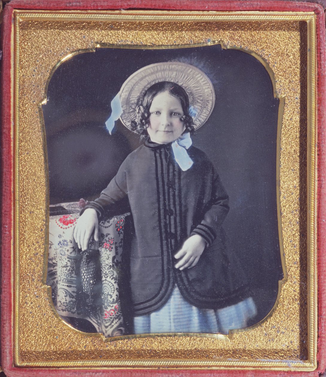 صورة لفتاة صغيرة ، 1845-50 (daguerreotype) بواسطة المدرسة الفرنسية