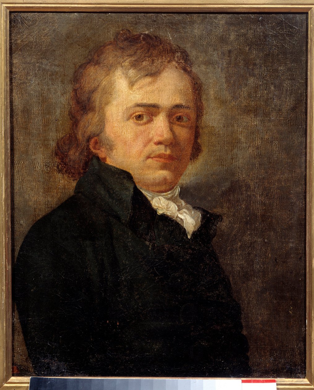 صورة لرجل يُعرف ذات مرة باسم أندريه تشينير (1762-1794) ، الشاعر الملكي الفرنسي. لوحة فرنسية مجهولة بواسطة المدرسة الفرنسية