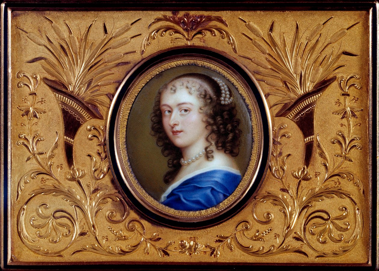 صورة للكاتب الفرنسي آن "نينون" "من Enclos (أو Ninon de Lenclos أو Ninon de Lanclos بواسطة المدرسة الفرنسية
