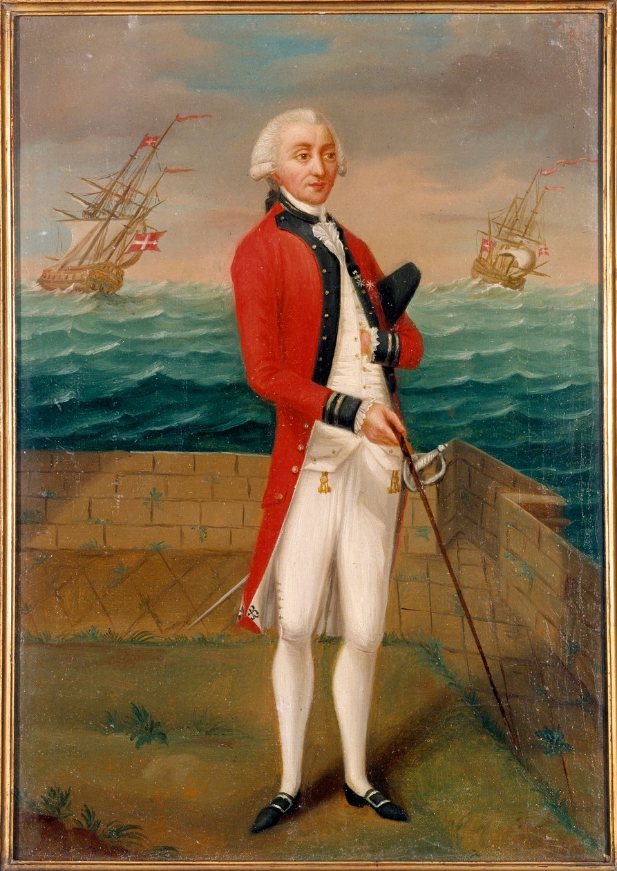 صورة لفارس فافراي (1706-1791) ضابط جاليريس مالطا لوحة للمدرسة الفرنسية. القرن الثامن عشر في باريس ، متحف جوقة الشرف بواسطة المدرسة الفرنسية