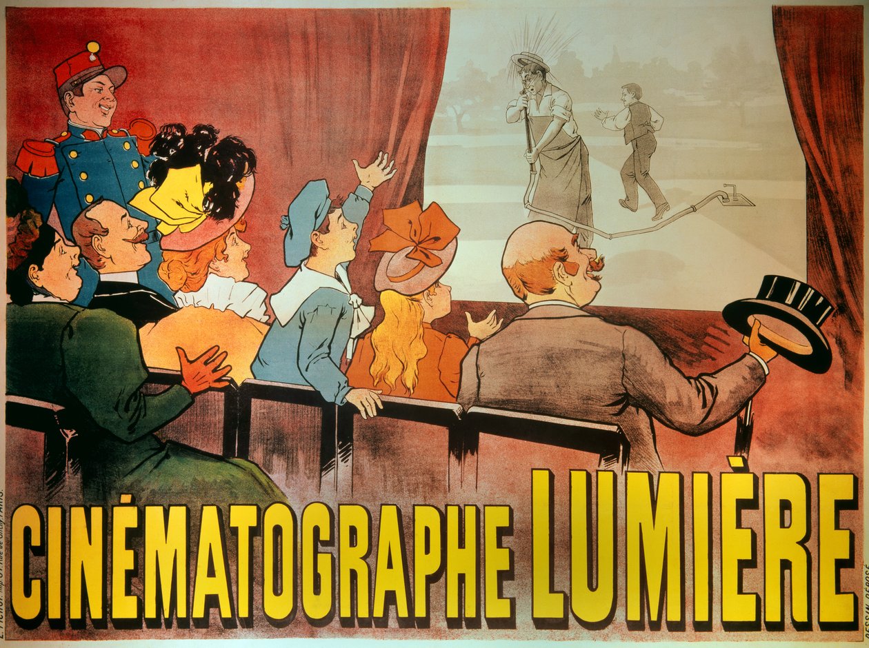 Poster for the cinematographer of the Lumiere brothers: “” L