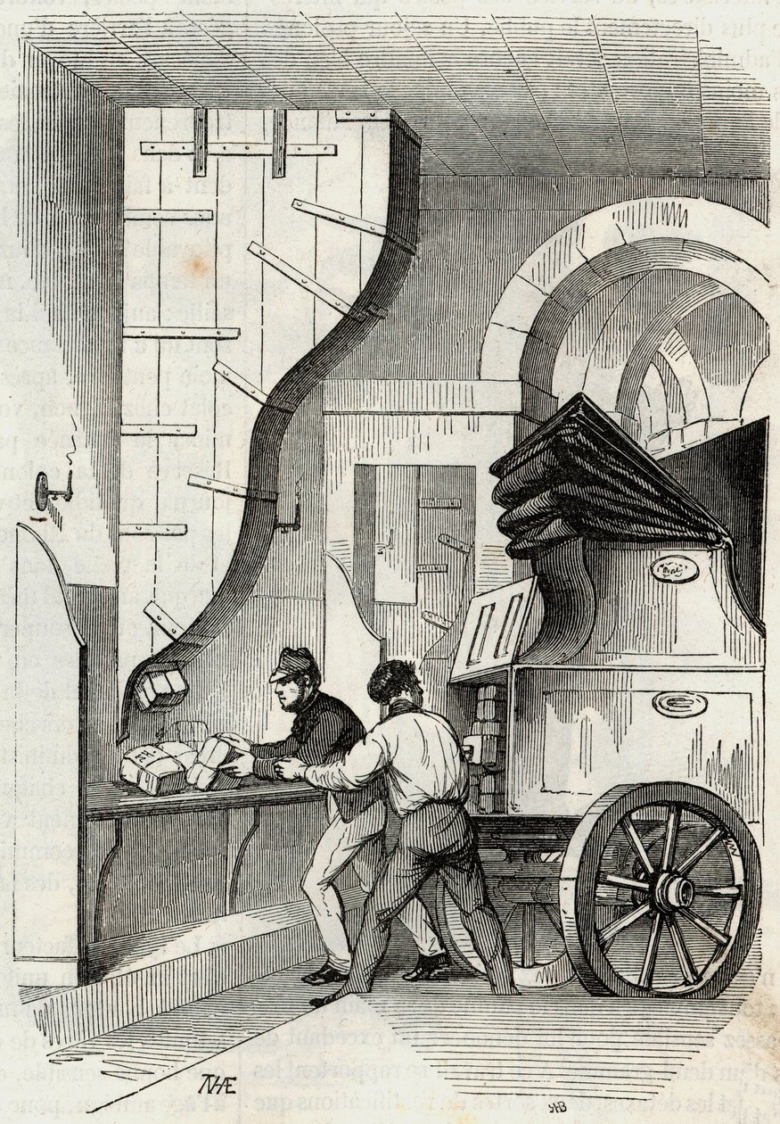 المشاركات: تحميل عمود صندوق الأمتعة - نقش في "Tableau-de-Paris" بواسطة Edmond Texier 1852 بواسطة المدرسة الفرنسية
