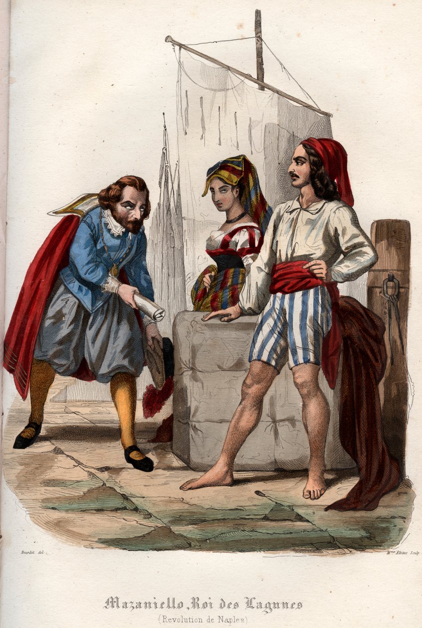 ثورة ضد حكم هابسبورغ الإسباني في نابولي عام 1647 بواسطة المدرسة الفرنسية
