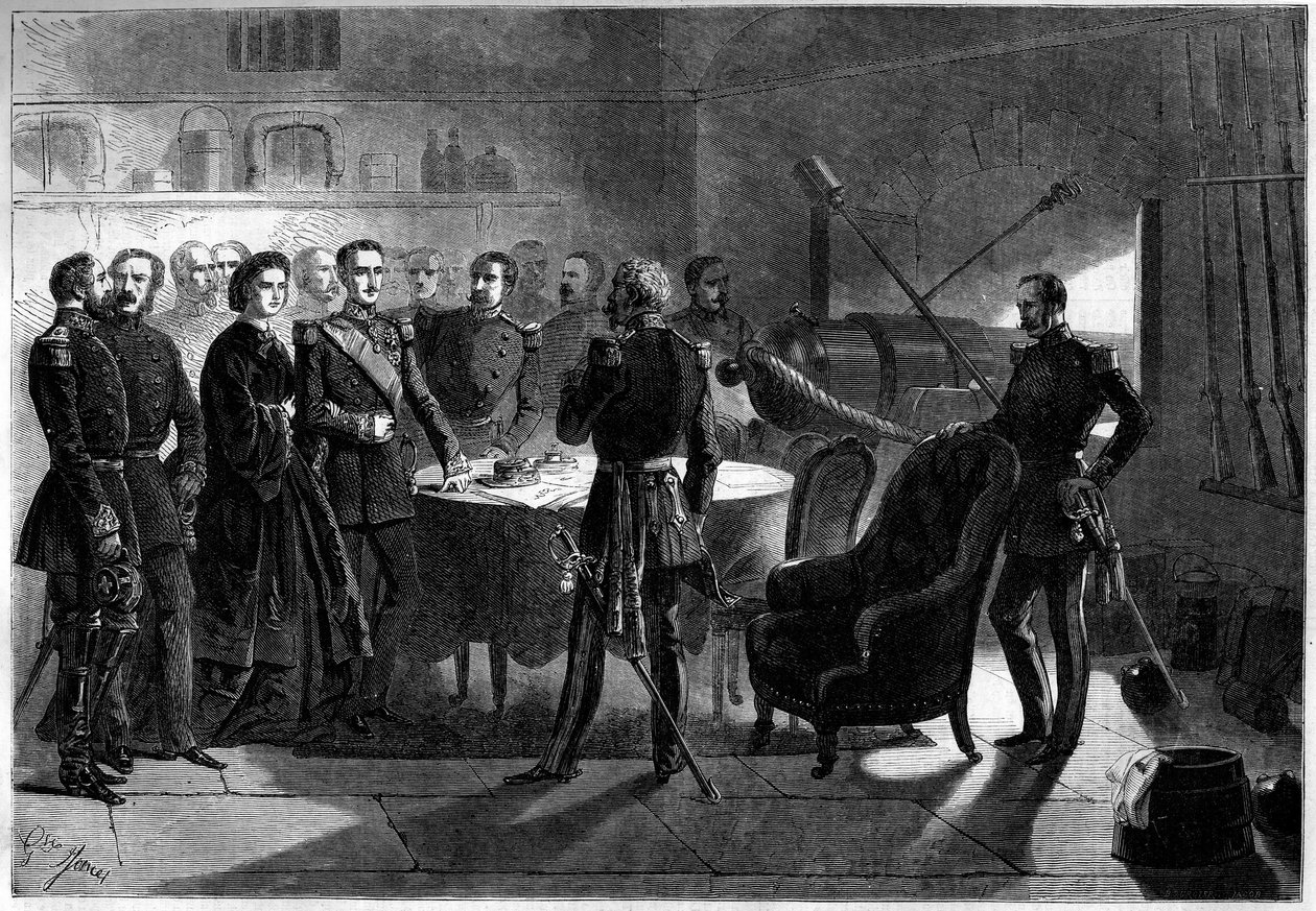 Risorgimento - رحلة الألف أو القمصان الحمراء بواسطة جوزيبي غاريبالدي (1807-1887) - حصار جايت ، إيطاليا بواسطة المدرسة الفرنسية