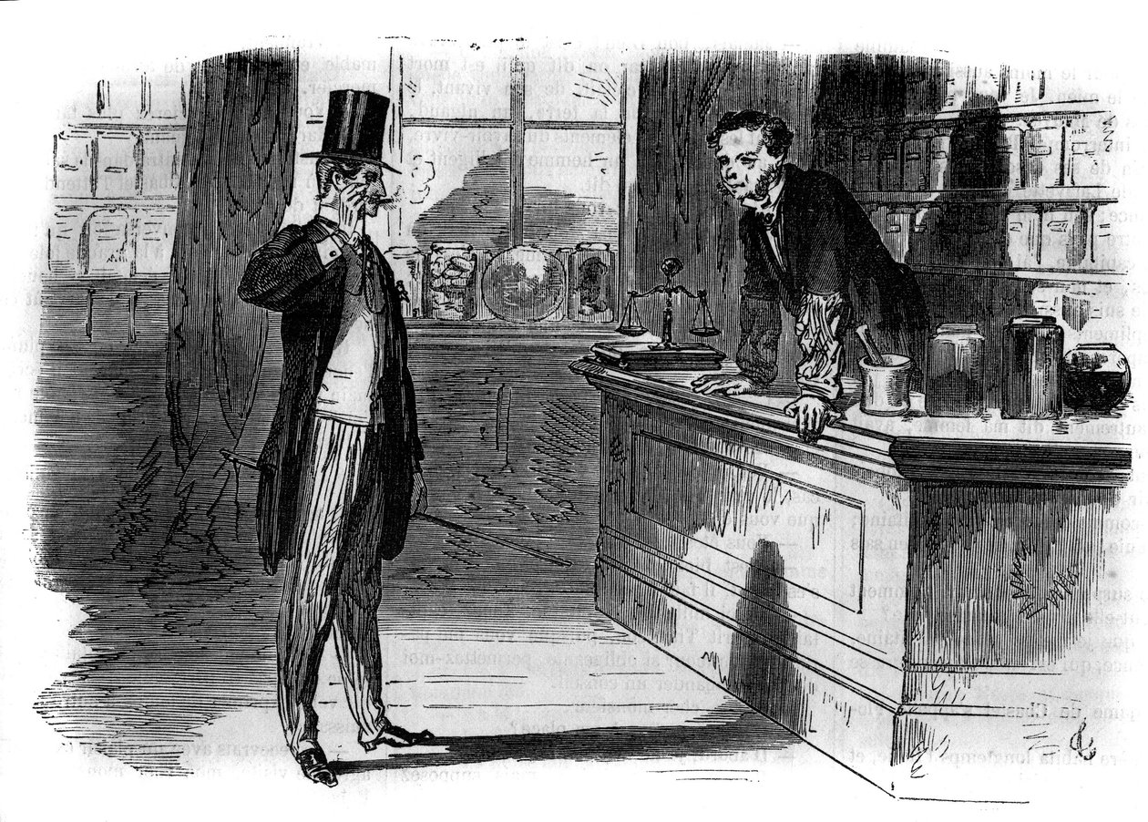 المسلسل الروماني: "متشددو باريس" لبول بوكاج (1824-1887). نقش في "" Les bons romances "" بواسطة المدرسة الفرنسية