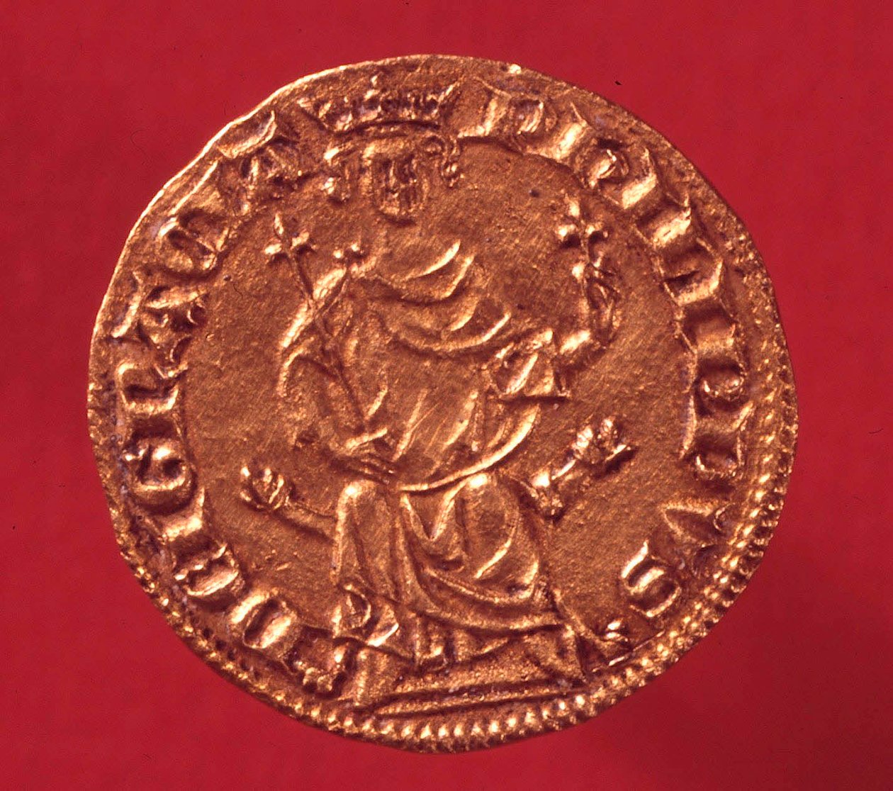 Royal Gold ecu بواسطة Philip IV le Bel (1268-1314). 1290. باريس ، متحف دار السك بواسطة المدرسة الفرنسية