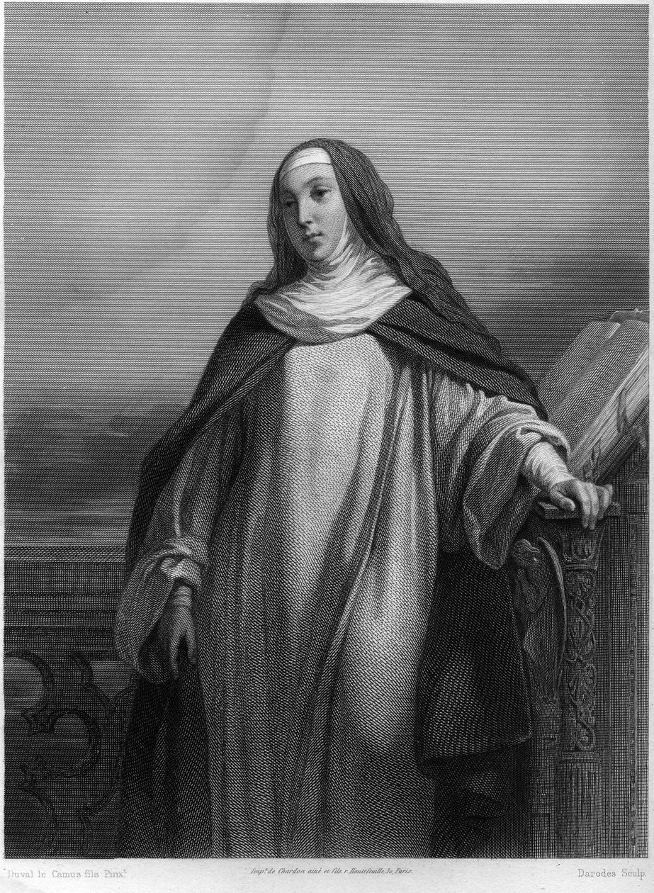سانت جين دي شانتال (1572-1641) ، في "Les Saintes Femmes" بواسطة المدرسة الفرنسية