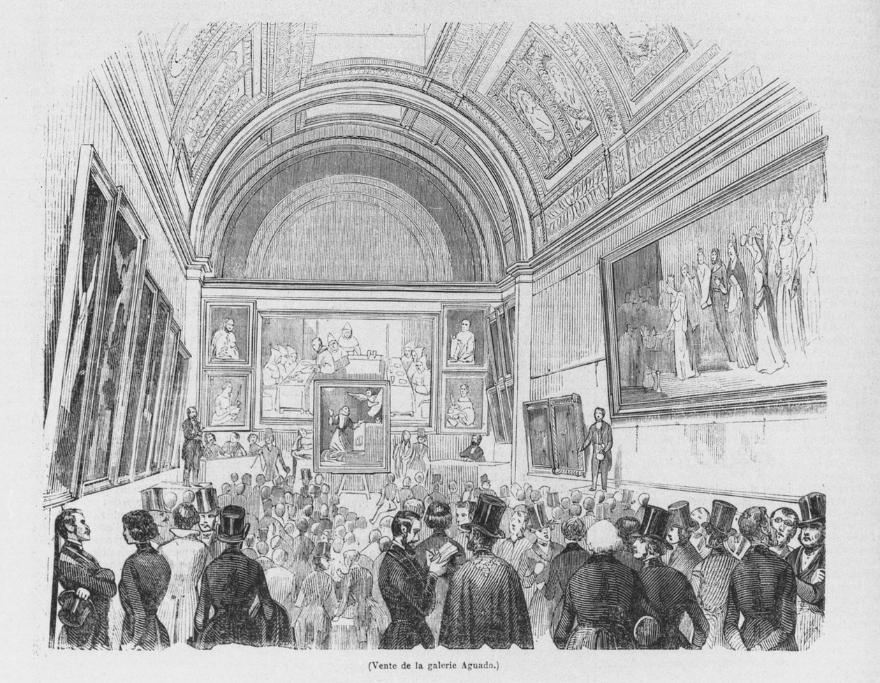 بيع معرض Aguado ، 1843 بواسطة المدرسة الفرنسية