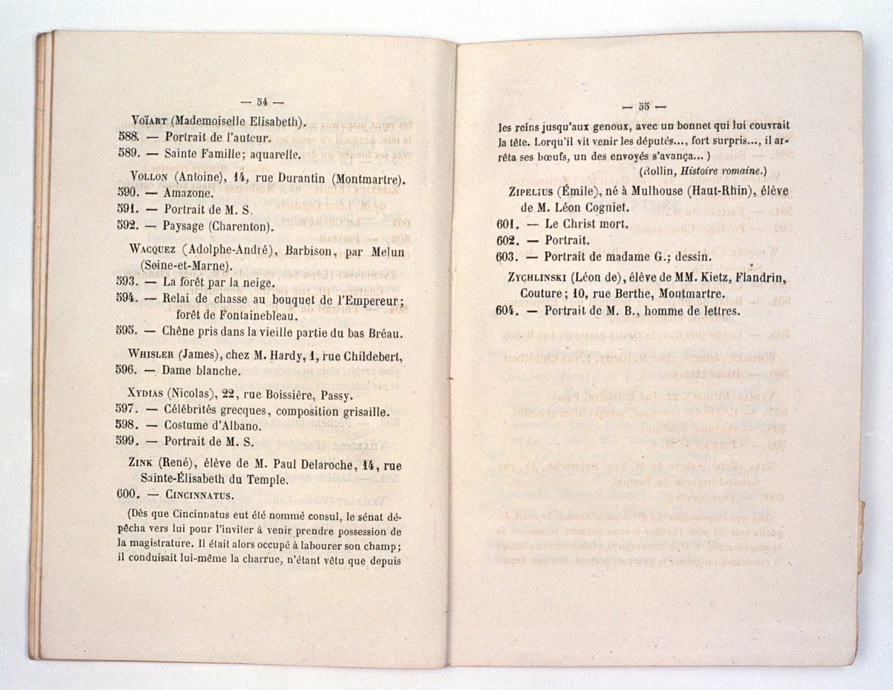 صالون ديس يرفض إدخال كتالوج Whistlers Dame Blanche (Symphony in White No.1: The White Girl) 1863 بواسطة المدرسة الفرنسية