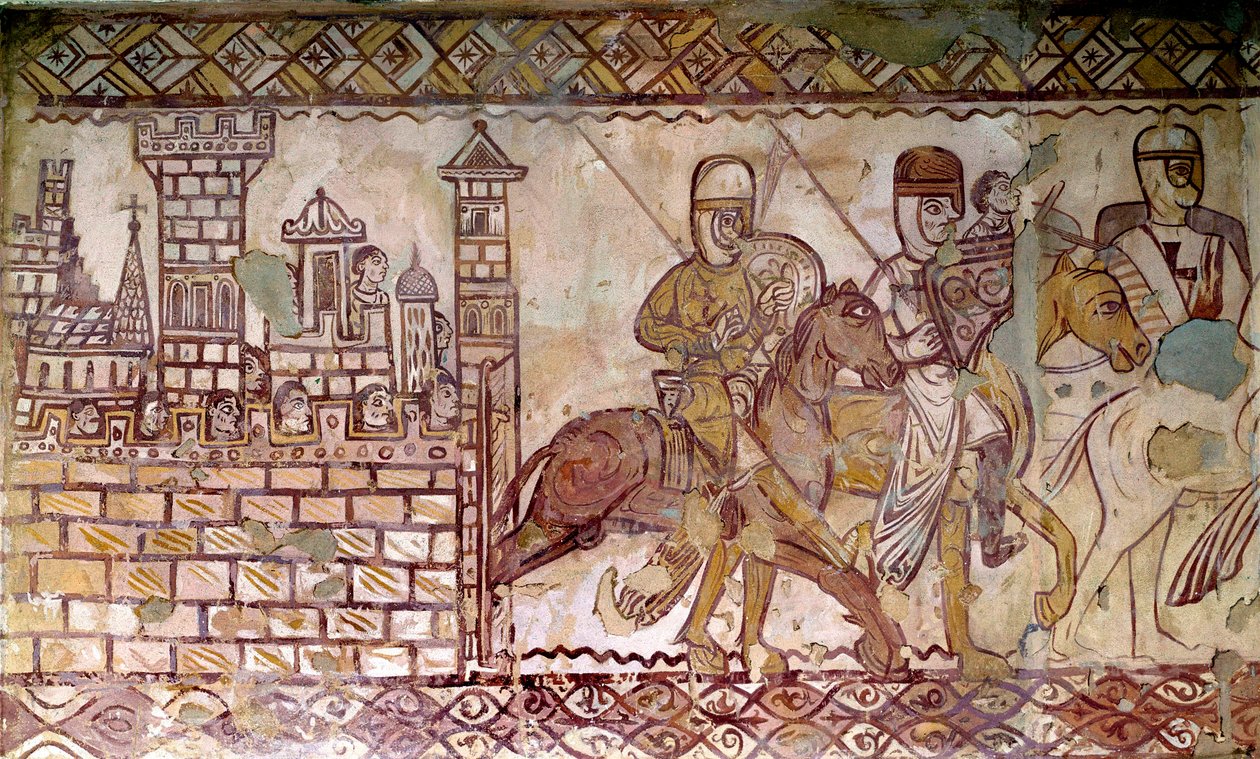 الحملة الصليبية الثانية (1147-1149): بداية الحروب الصليبية. جص من كنيسة Cressac بواسطة المدرسة الفرنسية