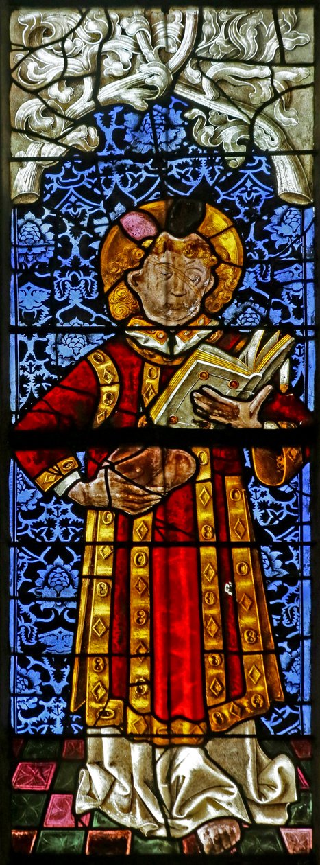 St Stephen (stained glass) بواسطة المدرسة الفرنسية