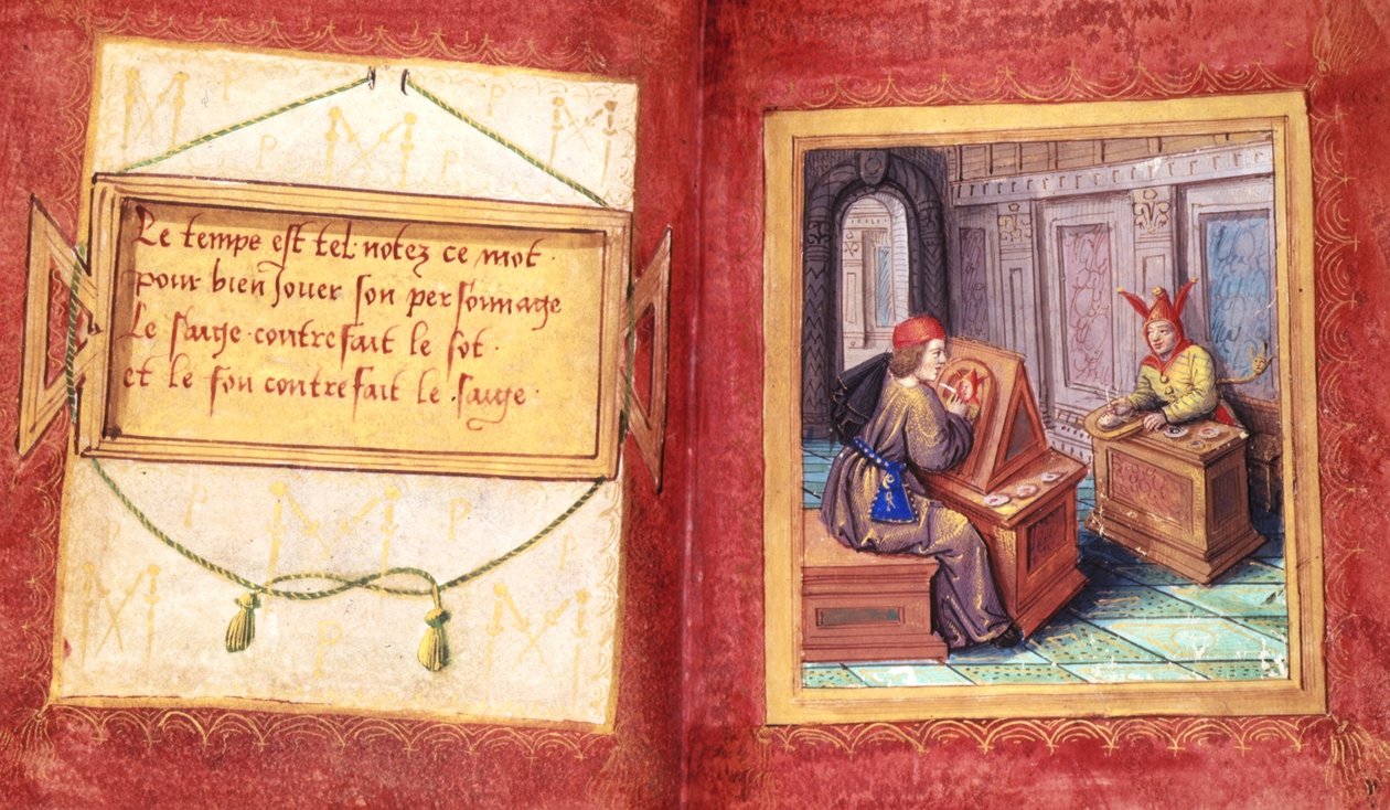 ستو 955 ff.9v-9a The Wise Man and the Fool ، من 