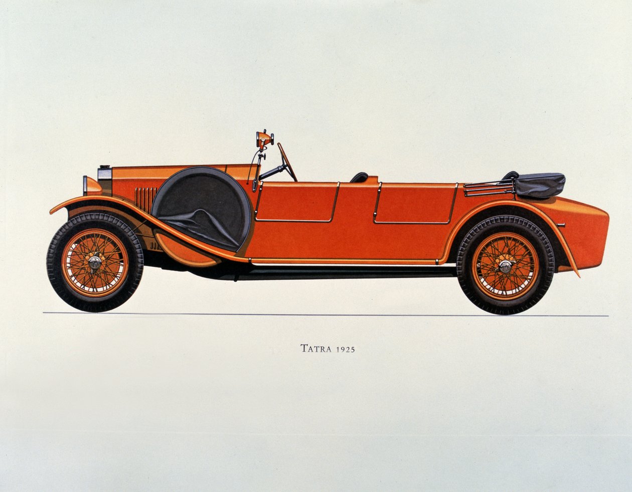سيارة تاترا ، 1925 بواسطة المدرسة الفرنسية