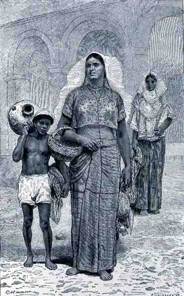 نساء Tehuantepec ، من المدن القديمة للعالم الجديد ، بقلم كلود جوزيف ديزاير شارناي ، حانة. 1887 بواسطة المدرسة الفرنسية