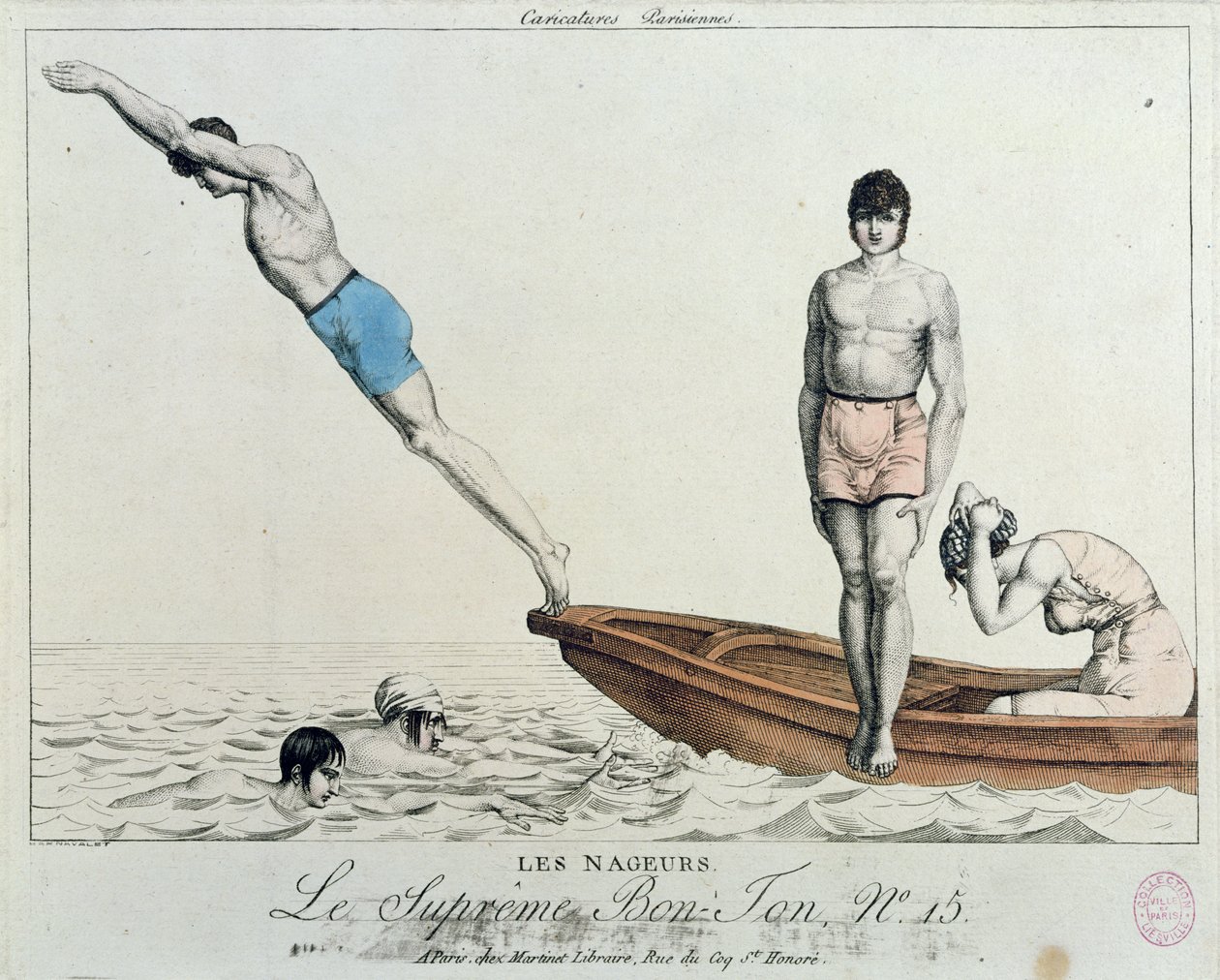 The Bathers ، رقم 15 من Le Supreme Bon-Ton بواسطة المدرسة الفرنسية