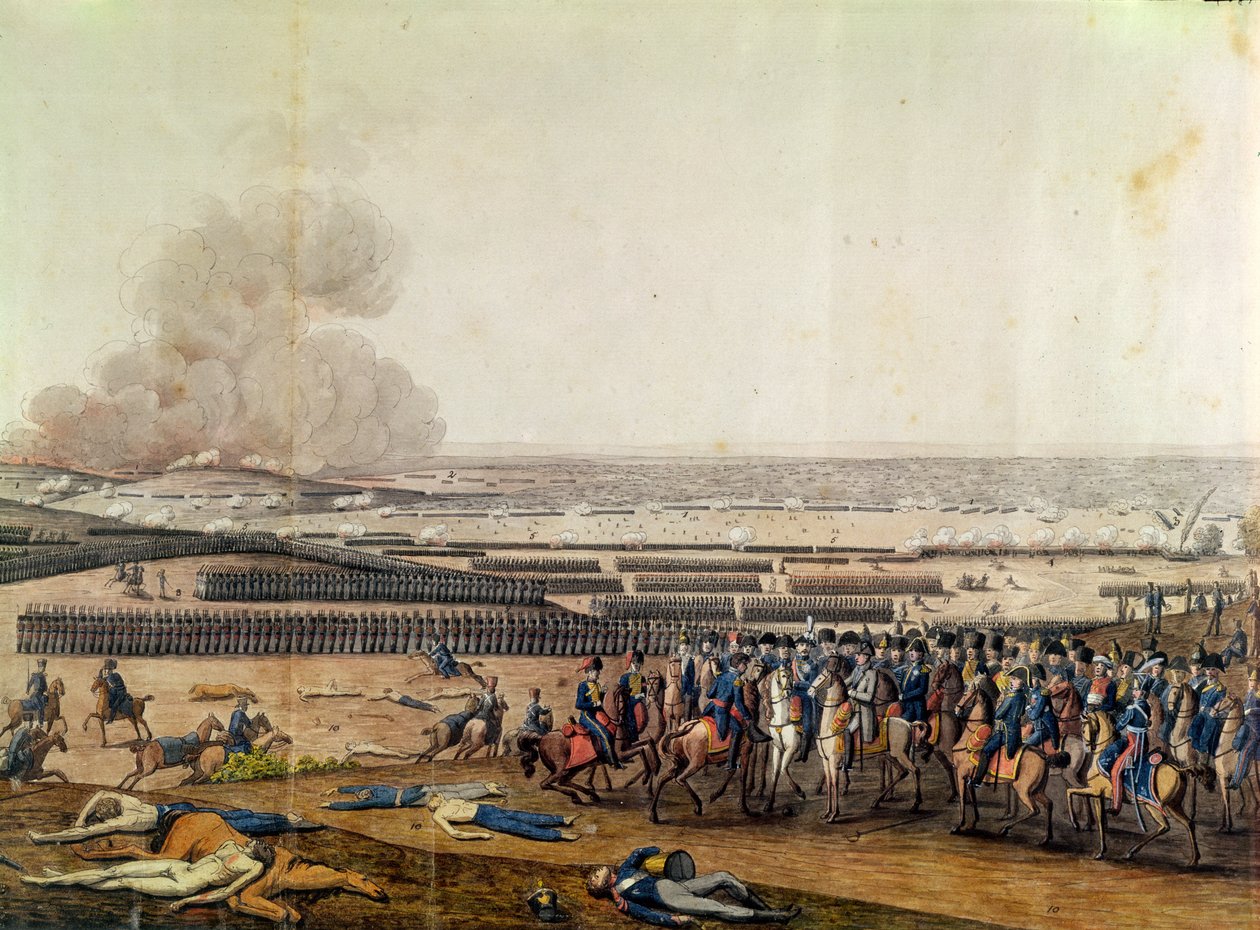 معركة موسكو ، 7 سبتمبر 1812 (التفاصيل) بواسطة المدرسة الفرنسية