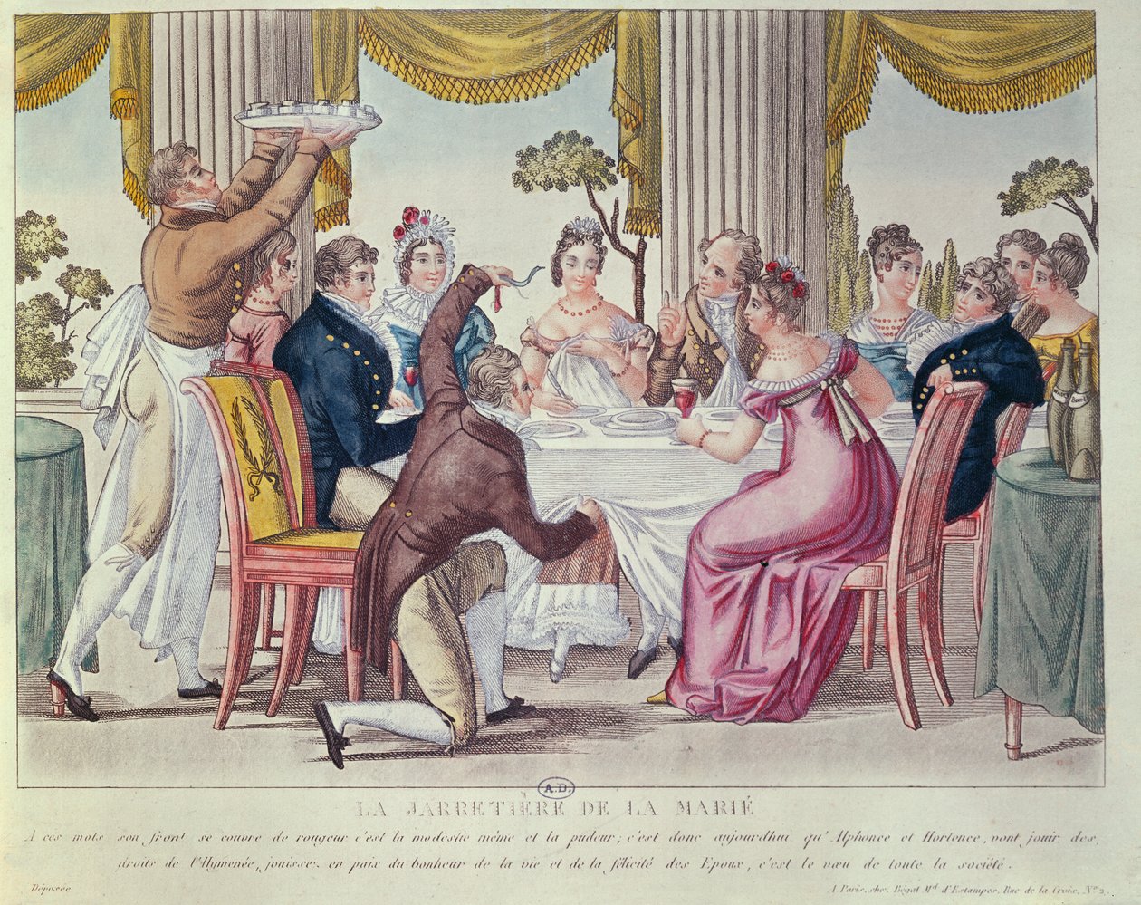 العرائس الرباط ، c.1820 بواسطة المدرسة الفرنسية