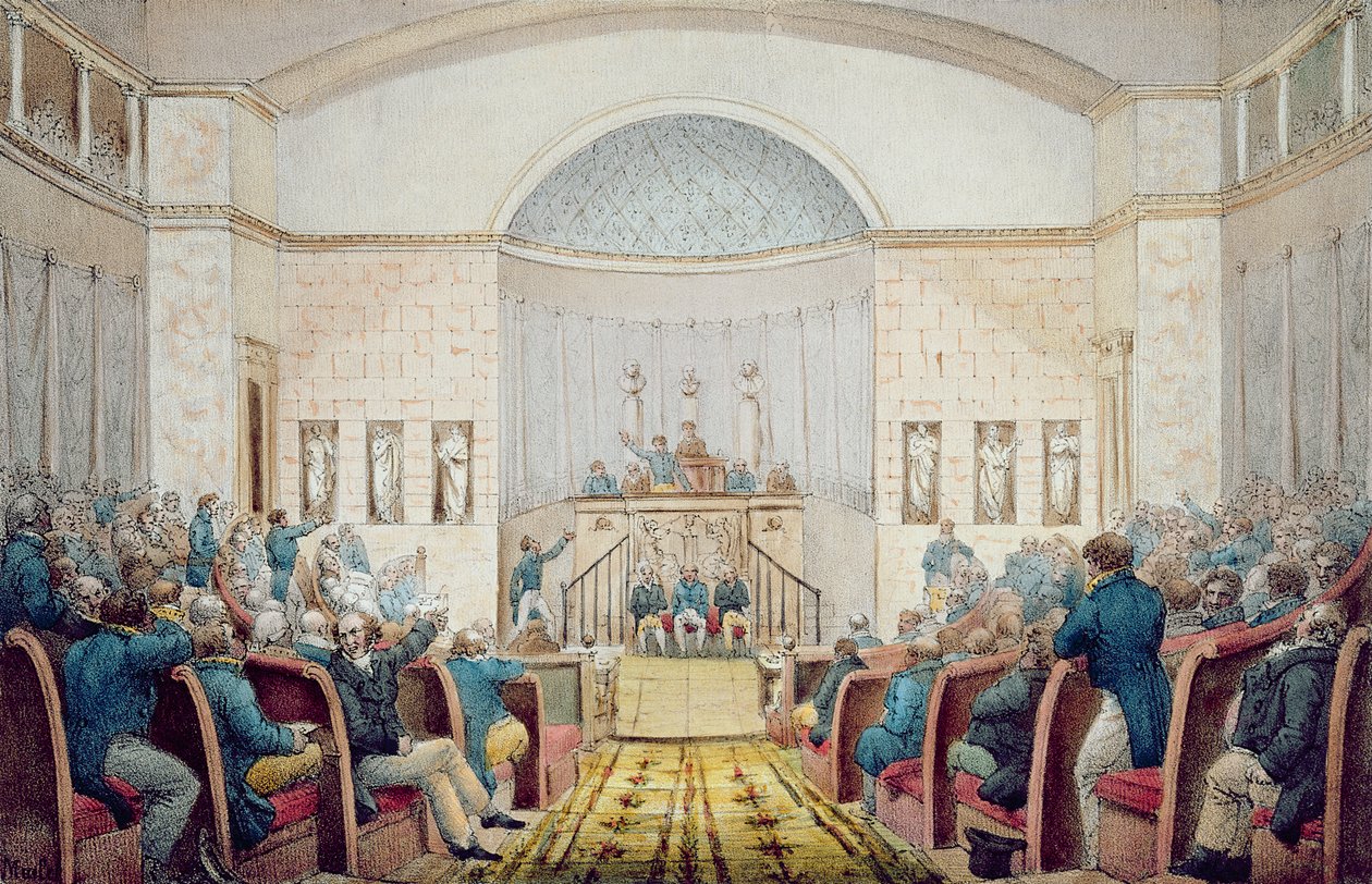 مجلس النواب ، ج .1820 بواسطة المدرسة الفرنسية