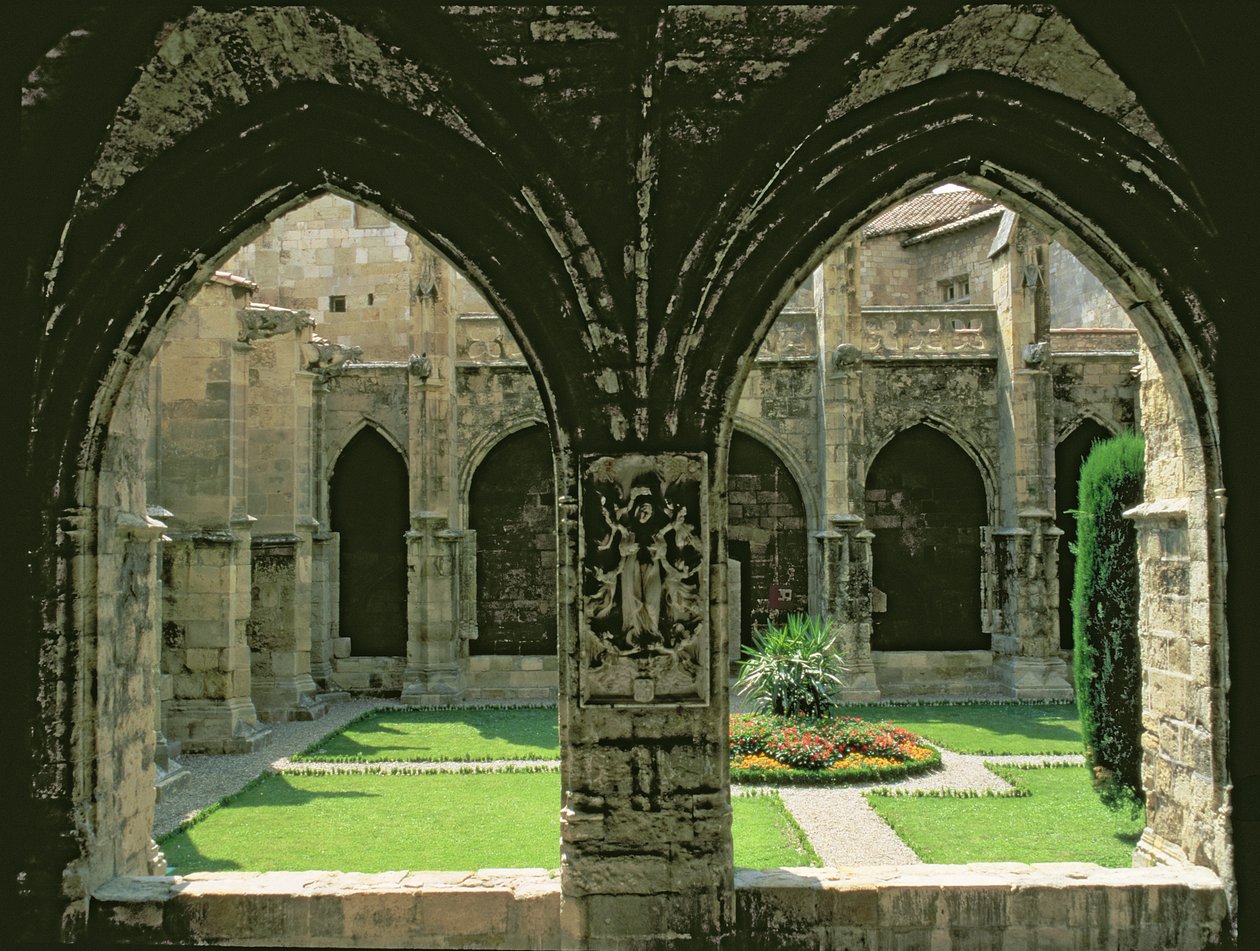 حديقة الدير ، من إحدى صالات العرض ، 1272-1340 بواسطة المدرسة الفرنسية