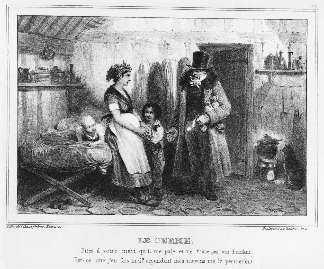 تاريخ الدفع ، ص 1840 بواسطة المدرسة الفرنسية