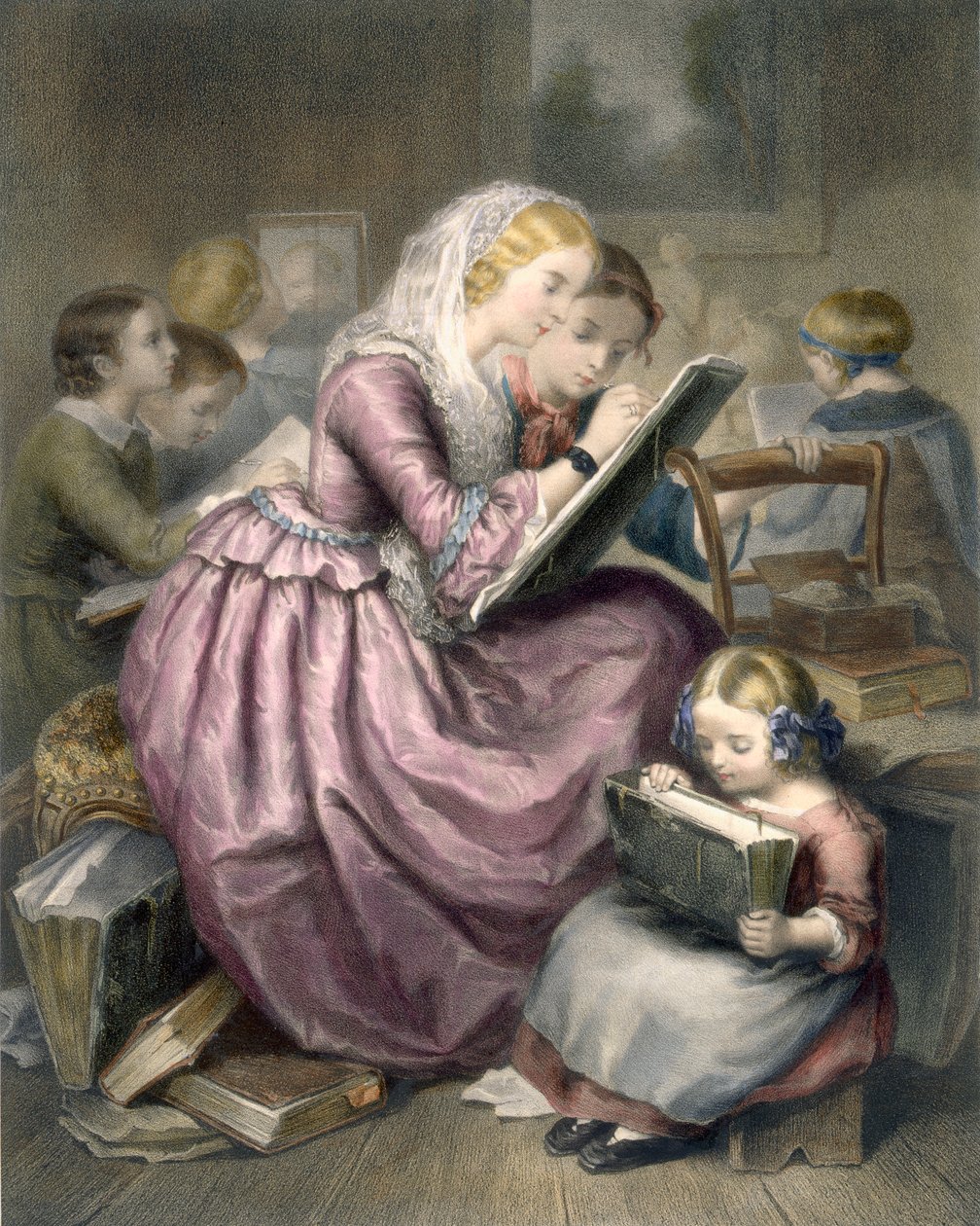 مدرسة الرسم ، 1835 بواسطة المدرسة الفرنسية