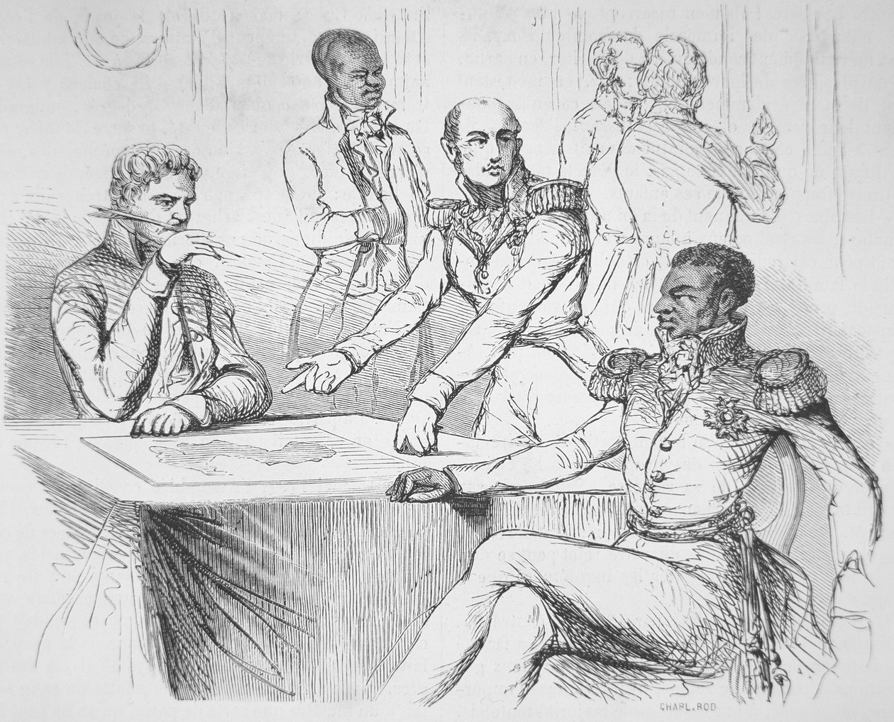 The French Treaty over Haiti بواسطة المدرسة الفرنسية
