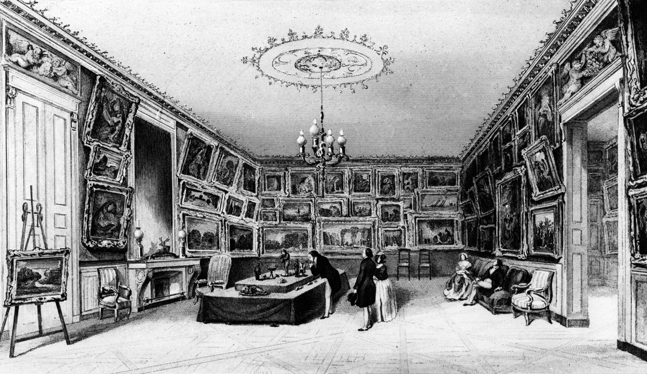 The Galerie Durand-Ruel، 103، rue des Petits-Champs، Paris، النصف الثاني من القرن التاسع عشر بواسطة المدرسة الفرنسية