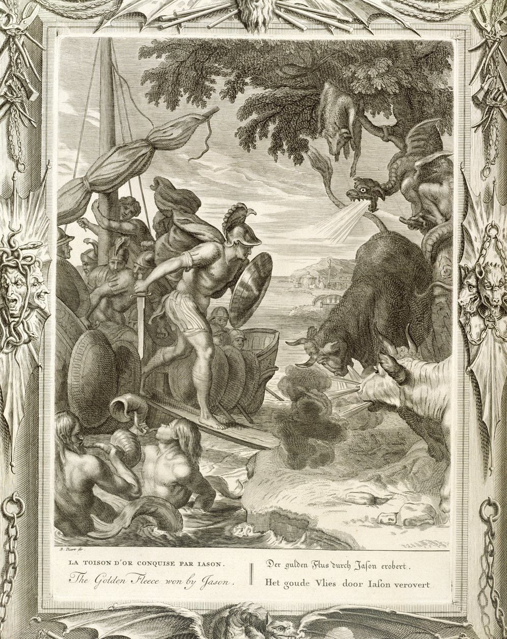 The Golden Fleece Won من جيسون بواسطة المدرسة الفرنسية