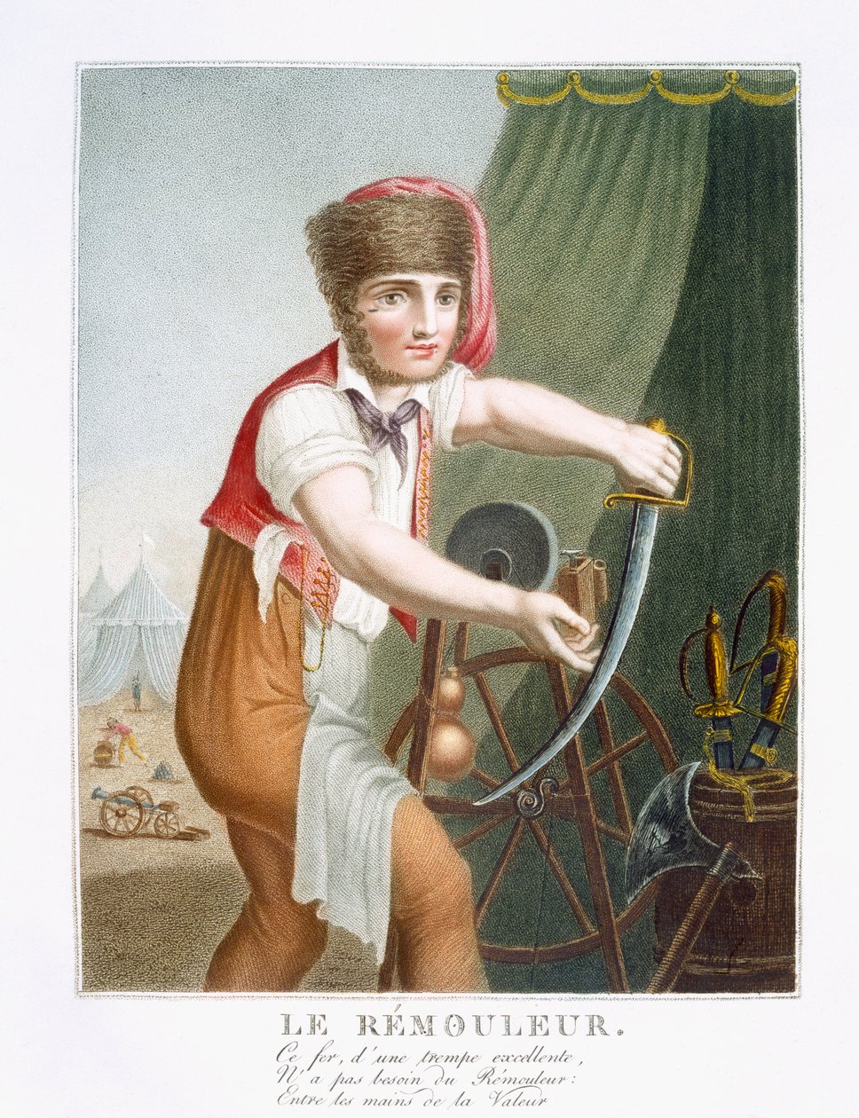طاحونة ، ج .1816 بواسطة المدرسة الفرنسية