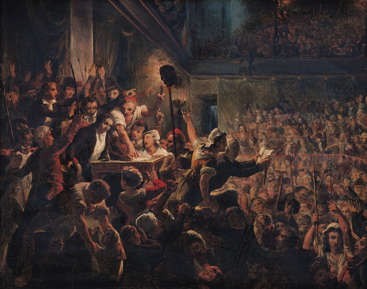 رئيس نائب جان Feraud (1759-95) قدم إلى فرانسوا أنطوان Boissy d&39;Anglas (1756-1826) 20 مايو 1795 بواسطة المدرسة الفرنسية