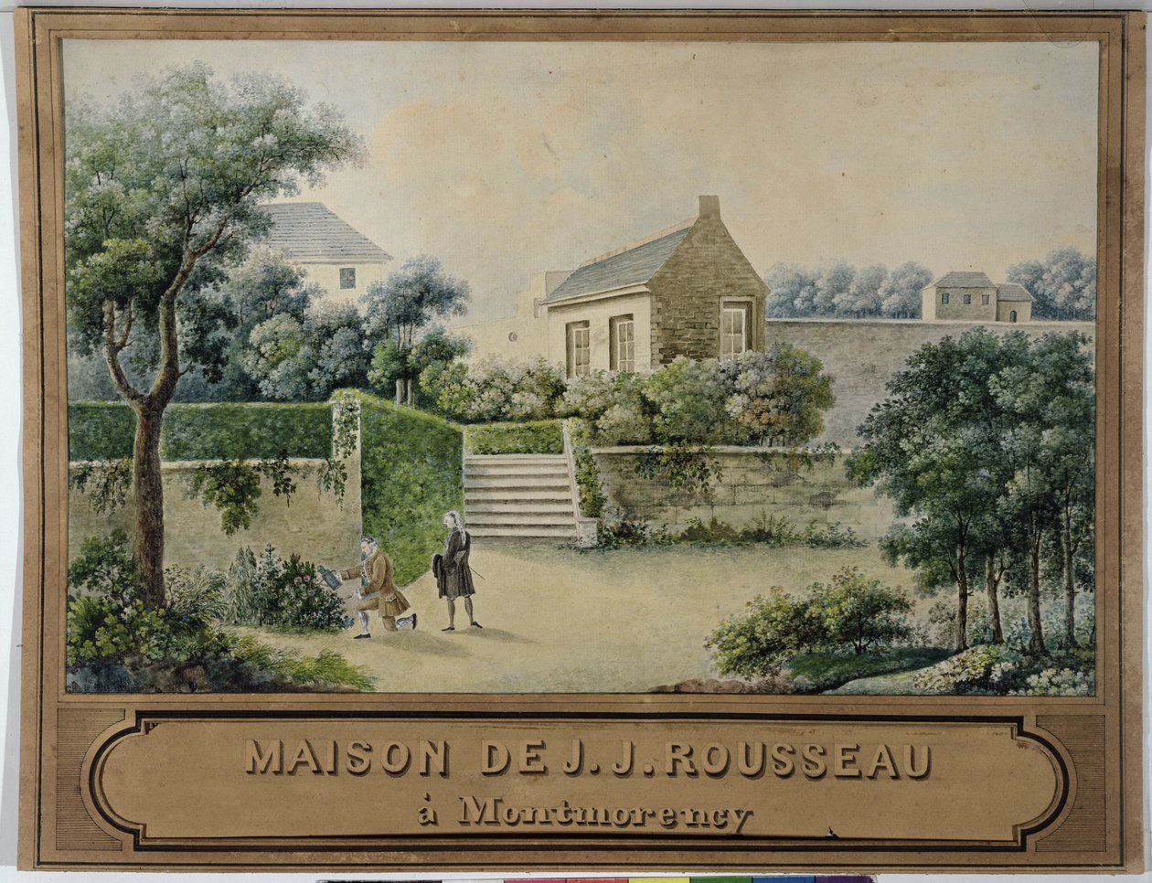 The Hermitage at Montmorency (مرحاض على ورق) بواسطة المدرسة الفرنسية