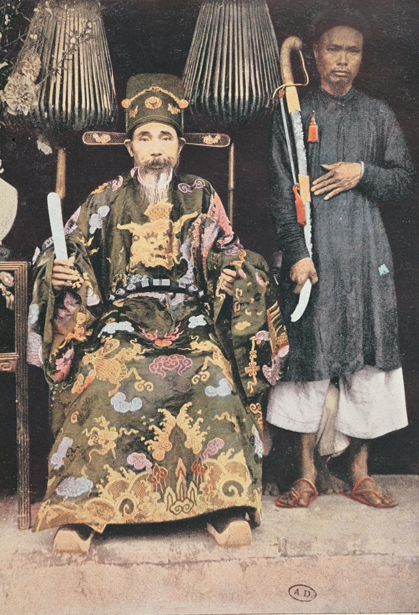 The Kinh Luoc أو الأباطرة الوالي في Tonkin ، 1896 بواسطة المدرسة الفرنسية
