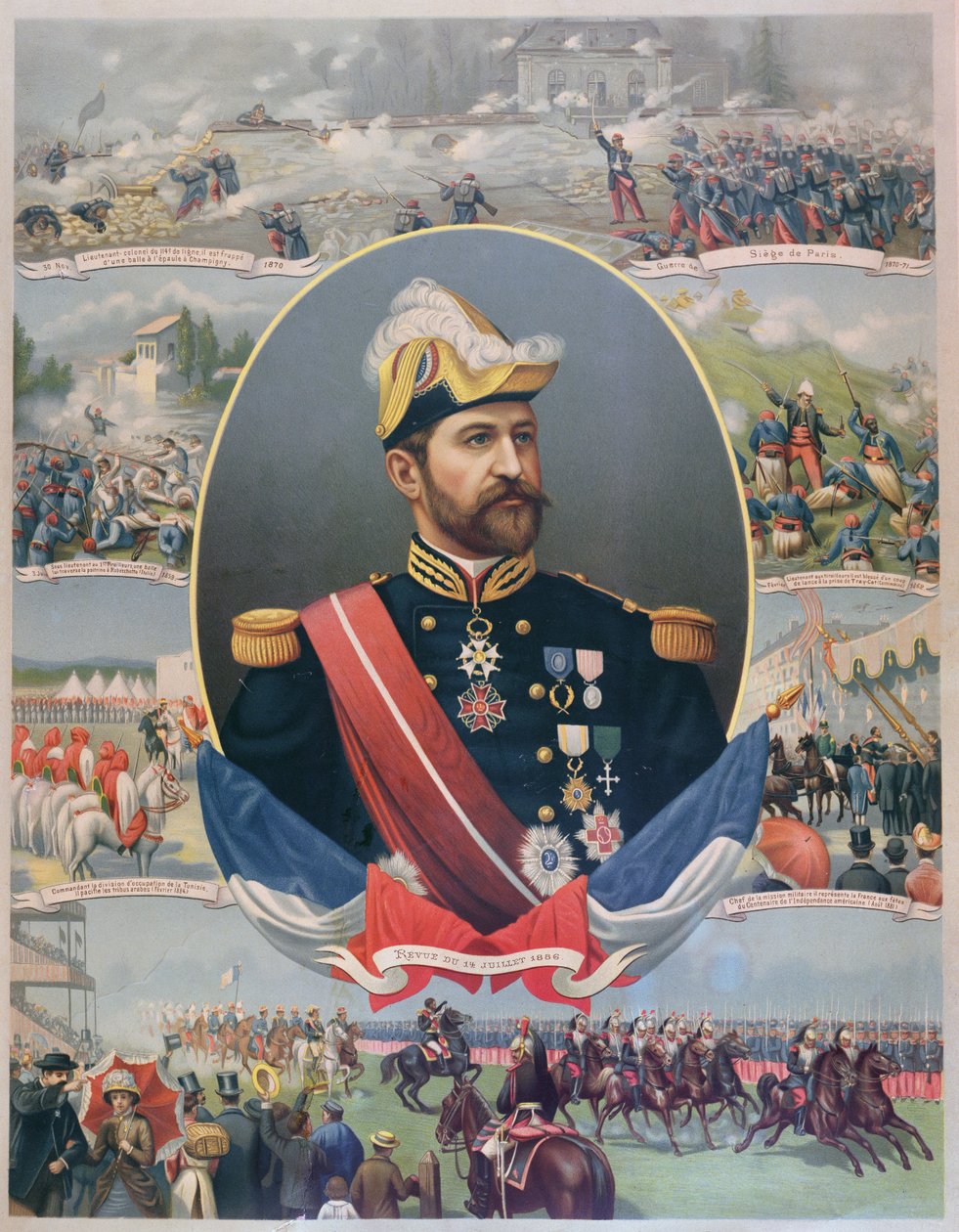 حياة الجنرال جورج إرنست بولانجر (1837-1891) ، ج بواسطة المدرسة الفرنسية