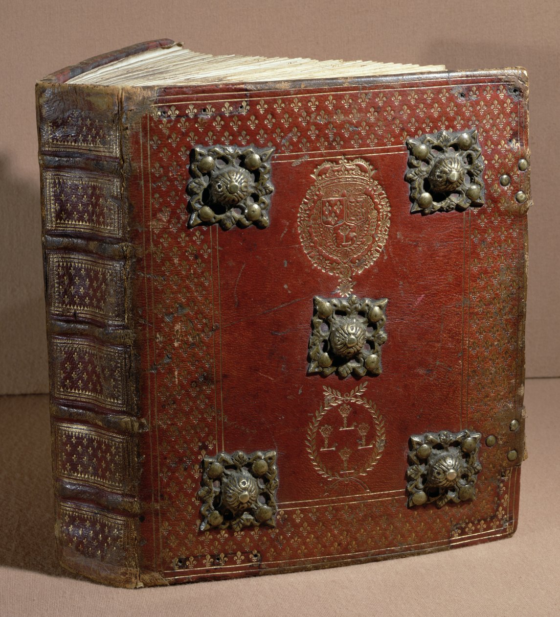 The Livre Ferre of the Cour des Comptes (leather and vellum) بواسطة المدرسة الفرنسية