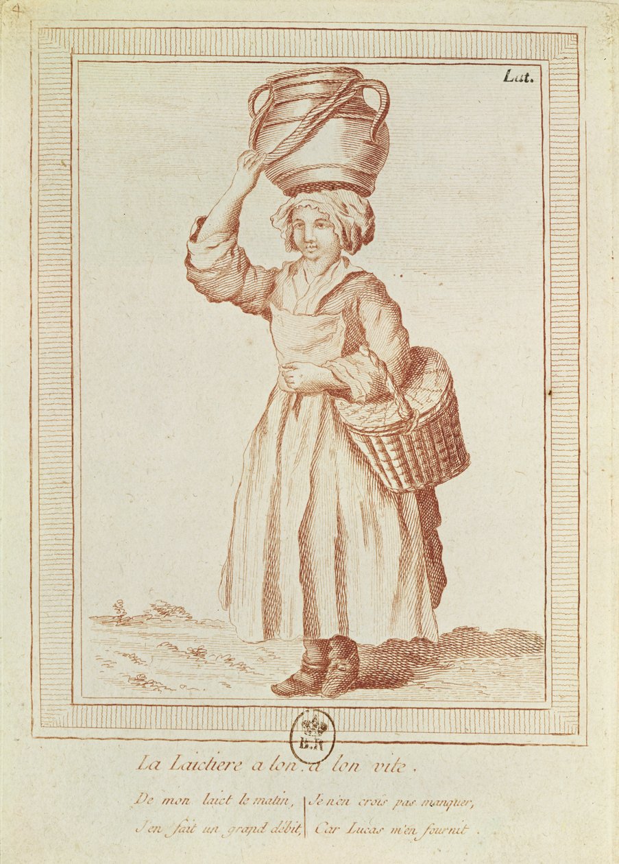 الصياد (النقش) بواسطة المدرسة الفرنسية