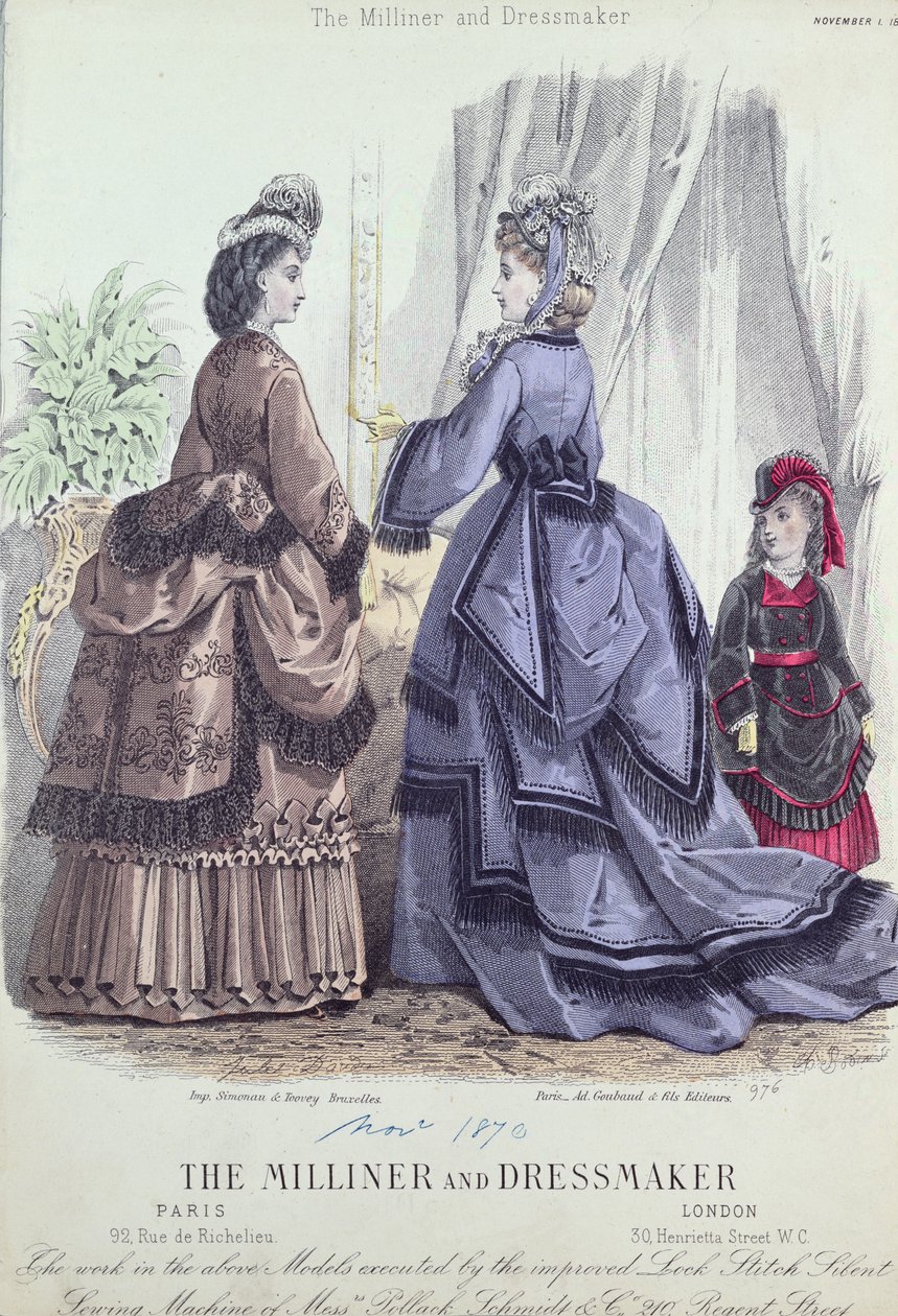 Milliner و Dressmaker ، 1888 بواسطة المدرسة الفرنسية