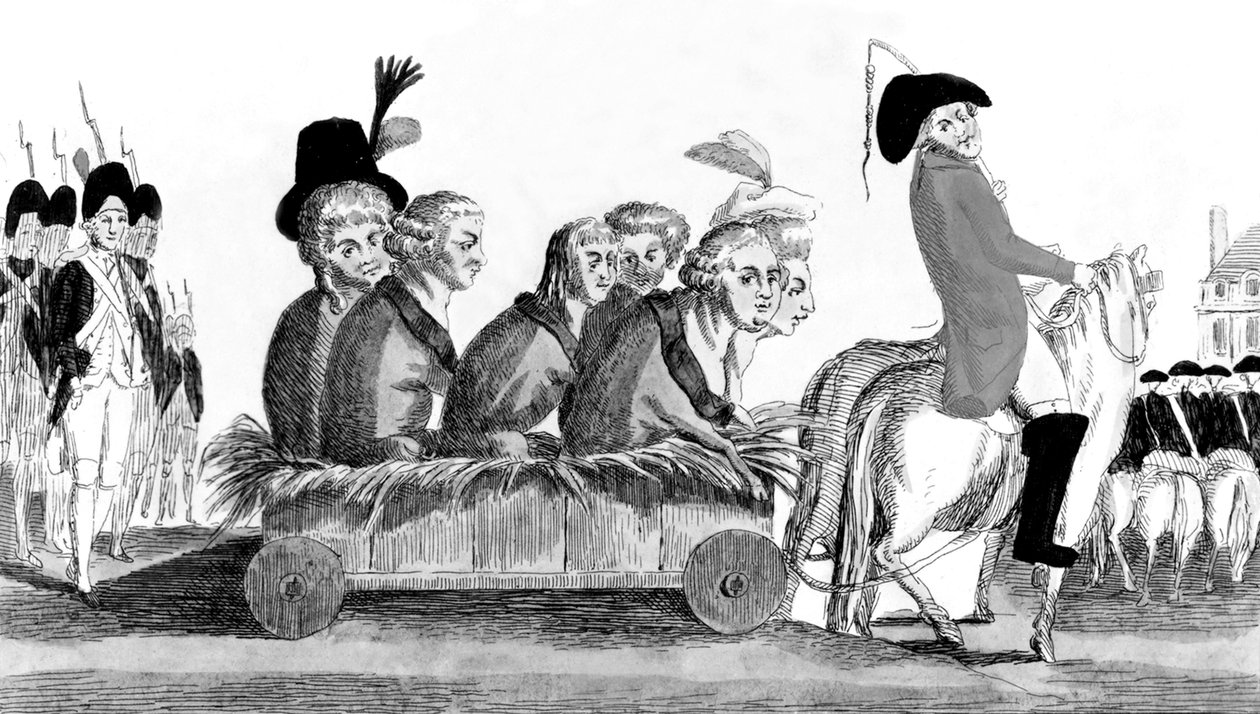 العودة من فارين ، في الحادي والعشرين من يونيو عام 1791 بواسطة المدرسة الفرنسية